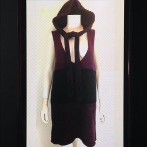 Triple 5 Soul Sleeveless Hoodie Knit Sweater Dress
